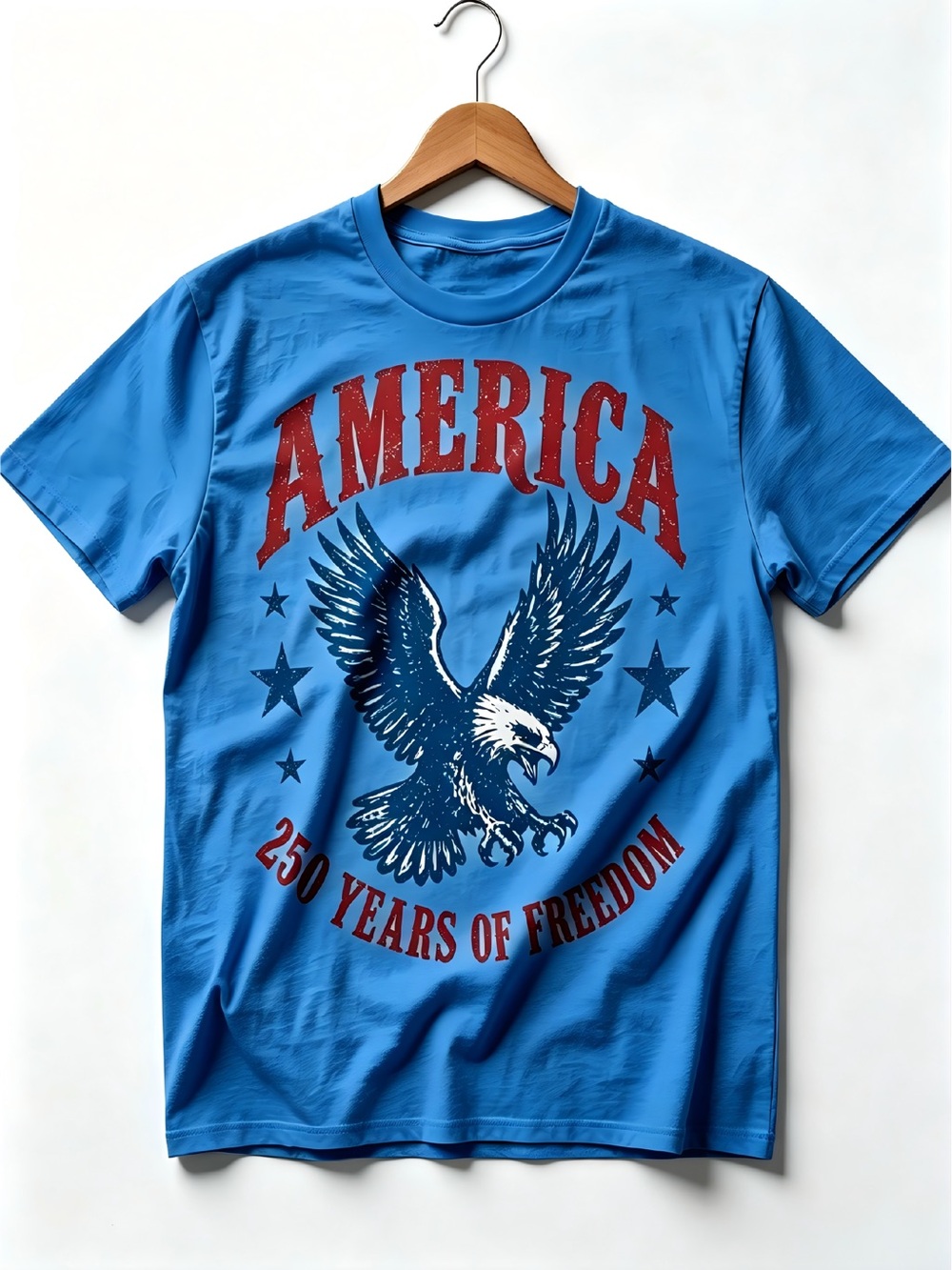 AMERICA Patriotic Eagle Graphics Womens Mens T-shirt Unisex